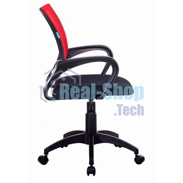 Кресло компьютерное Бюрократ CH-695NLT красный TW-35N сиденье черный TW-11, сетка/ткань, крестовина пластик