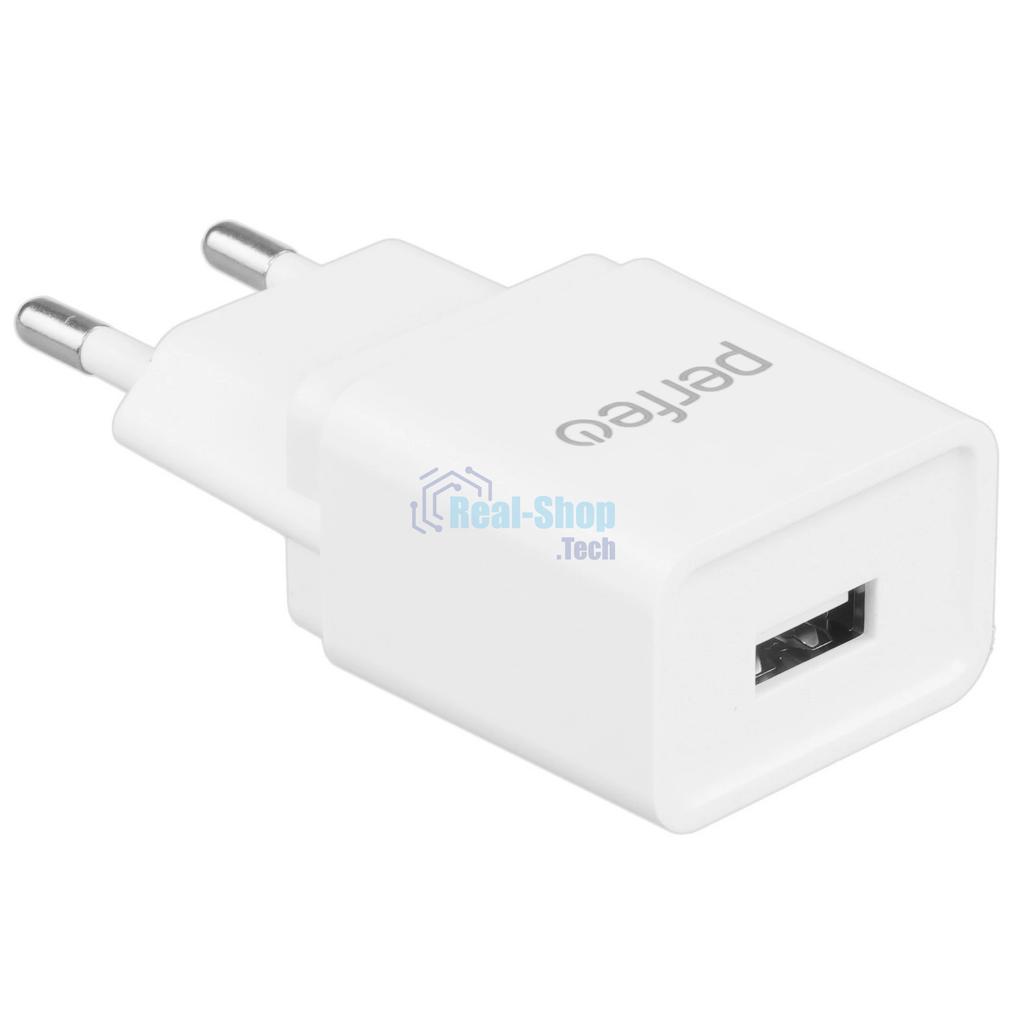 Сетевое зарядное устройство PERFEO с разъемом USB, 2А, белый (I4657)