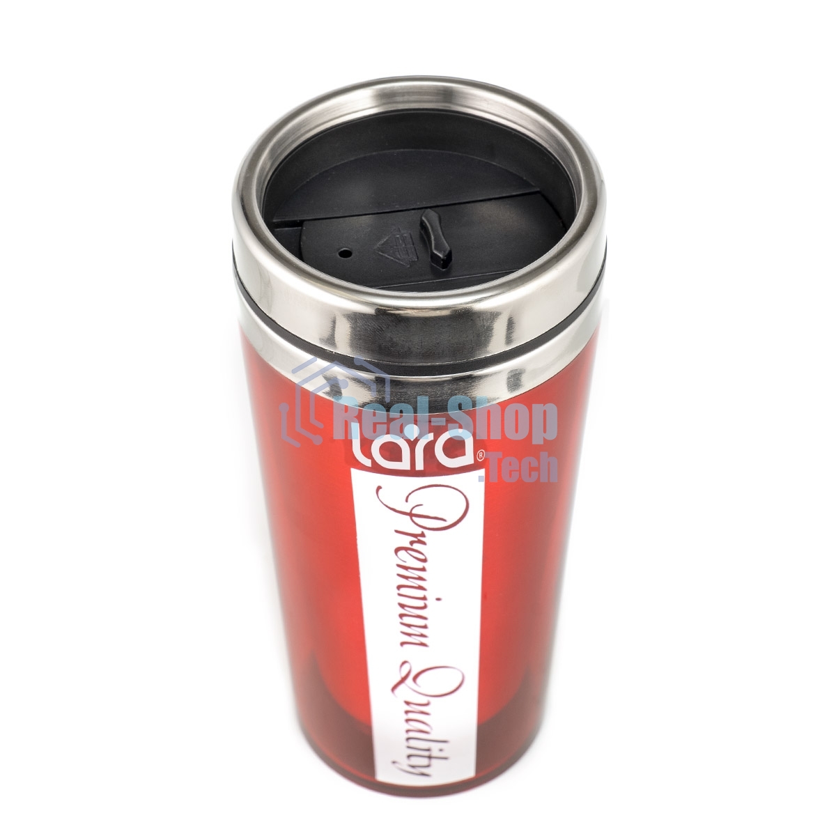 Термокружка Lara LR04-32 500 мл, высота 18 см, диаметр 8 см, стальная внутренняя поверхность