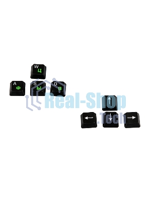 Клавиатура проводная NAKATOMI KN-02U USB черный-красный