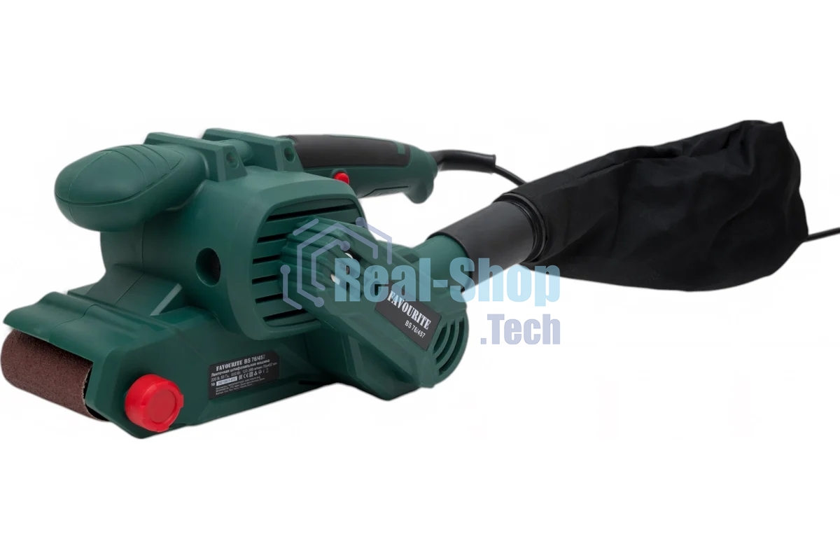 Ленточная шлифовальная шашина FAVOURITE BS 76/457 800Вт, 76x457мм, 120-380м/мин