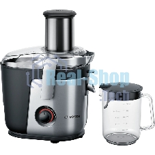 Соковыжималка Bosch MES4000 серебристый, центробежная, 1000 Вт, 1500 мл, механическое
