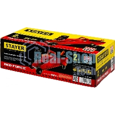 Домкрат STAYER 43152-2 RED FORCE гидравлический подкатной, 2т, 125-320мм
