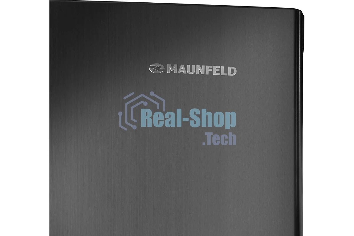 Холодильник Maunfeld MFF177NFSE нержавеющая сталь двухкамерный 263/170л морозилка сбоку, No Frost, Side by Side