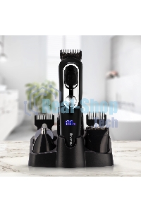 Триммер Vitek VT-2549 BK Питание сеть/аккумулятор. Встроенная аккумуляторная батарея Li-ion 700 mAh 3,7V. Время зарядки 90мин. Время автономной работы 45мин. Влажная очистка. Детальный триммер. Индикатор зарядки. ЖК дисплей с индикацией процента зарядки б