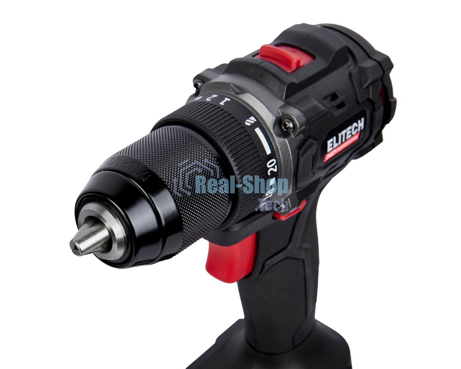 Дрель-шуруповерт аккумуляторная Elitech CD 20SL2 (E2201.040.02) 80Вт аккум. патрон:быстрозажимной (кейс в комплекте) (205718)