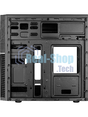 Компьютерный корпус Aerocool/Formula Cs-105, mATX, без БП, 187x361x355мм (ШxГxВ), USB 3.0 x1, USB 2.0 x1, металл 0,5мм, 120-мм вентилятор в комплекте, черный