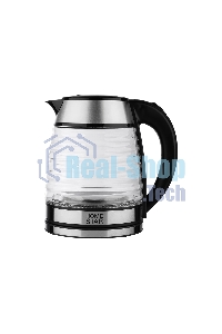 Чайник электрический Homestar HS-1046 1,5 л, стекло/пластик, черный