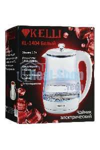 Чайник электрический Kelli KL-1404 белый
