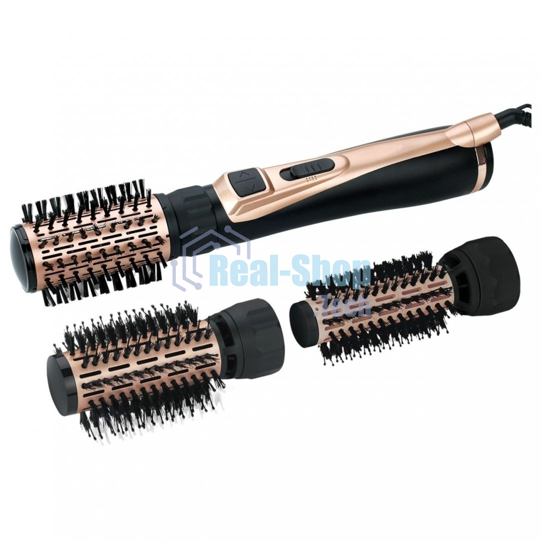 Фен-щётка BRAYER BR3100 черный/золотистый, 1000 Вт, 35/40/50 мм