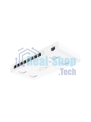 Коммутатор UISP Switch UISP-S PoE-коммутатор, 8х 1G RJ45, 1х SFP, раздача 110 Вт