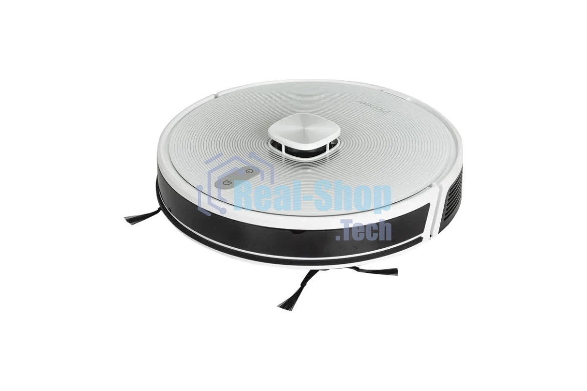 Робот-пылесос Pioneer VC720R белый, 5200 мА·ч Li-Ion, уборка влажная/сухая, пылесборник контейнер 0.3 л