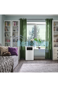 Кондиционер мобильный Ballu Aura BPAC-09 CP/N1_24Y 9000 BTU, 24 м², 50 дБ, охлаждение, осушение, белый