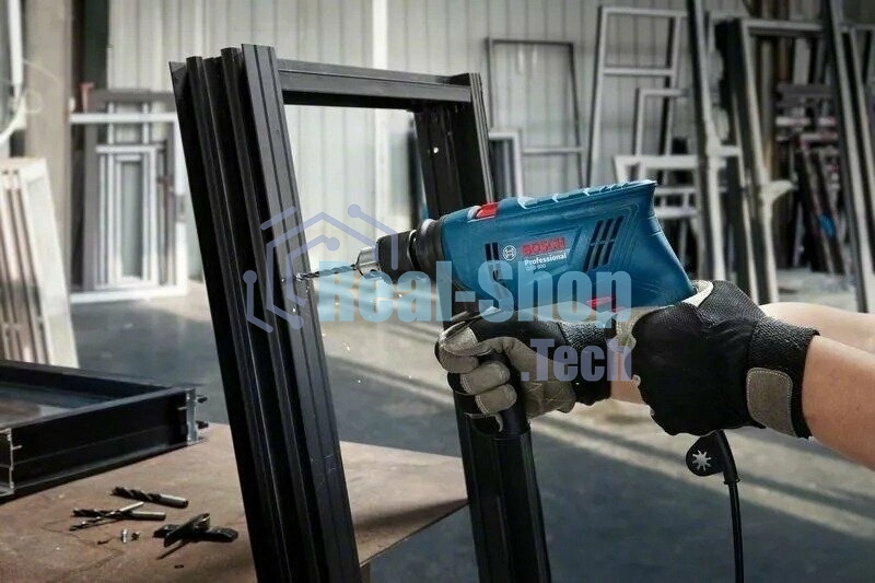 Дрель-шуруповерт сетевая Bosch GSB 600 06011A0320, 600Вт