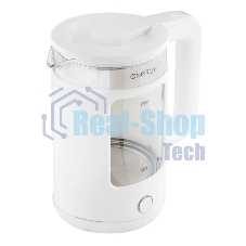 Чайник электрический Energy E-256 1500Вт, 1,5л стекло, белый