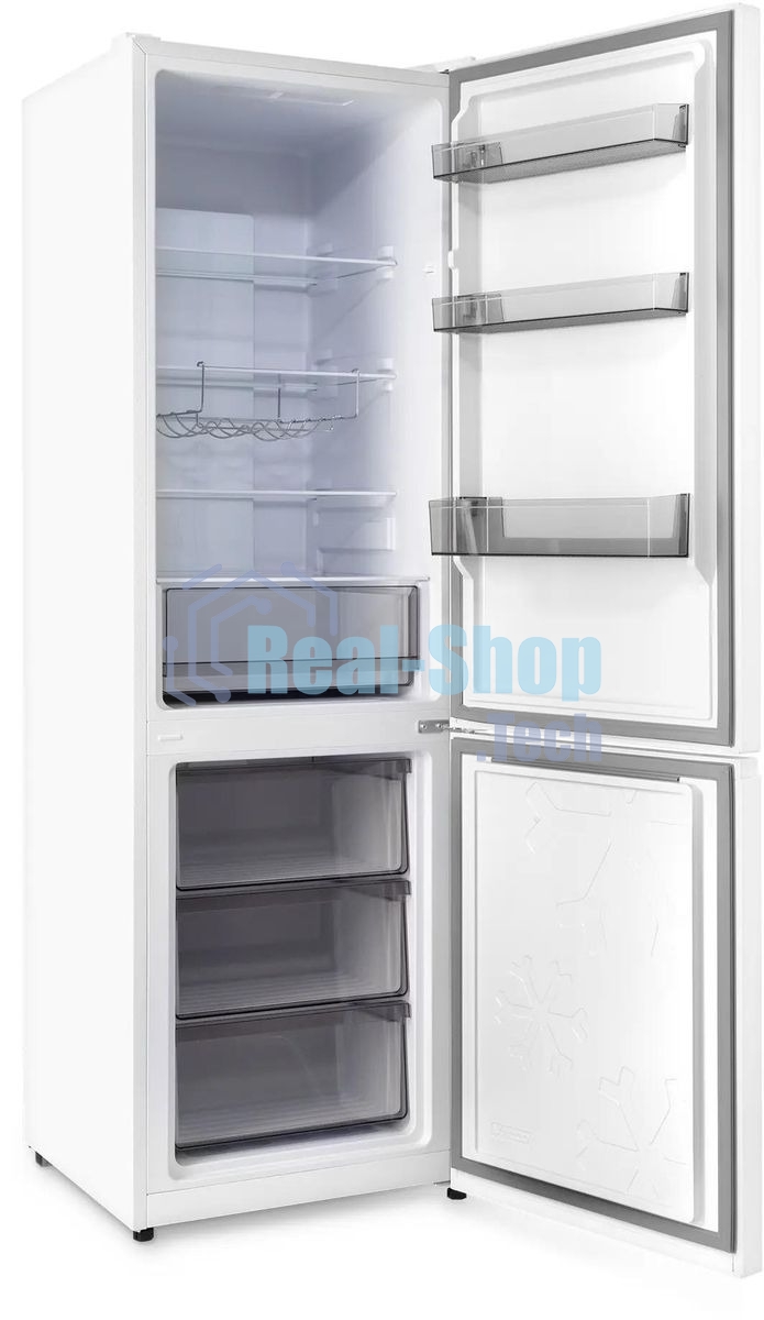 Холодильник Hyundai CC35083F белый двухкамерный 240/95л морозилка снизу, No Frost