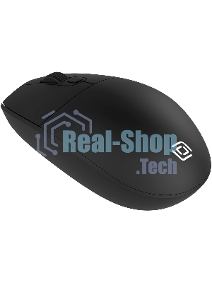 Мышь беспроводная Oklick 201MW черный, 1600 dpi, радиоканал, USB, кнопки - 4