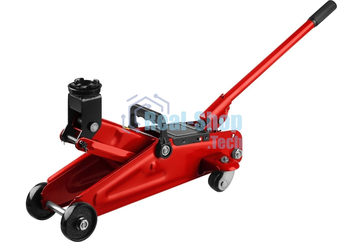 Домкрат STAYER 43152-2 RED FORCE гидравлический подкатной, 2т, 125-320мм