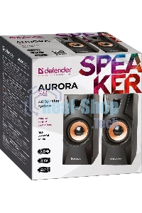 Акустическая система 2.0 Defender Aurora S8 черный, 8 Вт, питание от USB