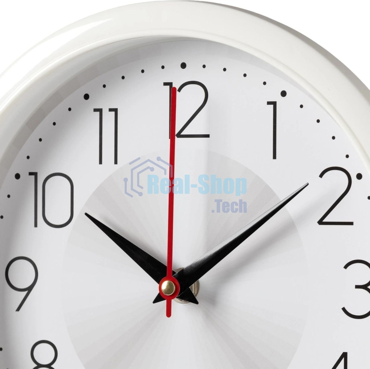 Часы настенные аналоговые Бюрократ WallC-R69P D22см белый