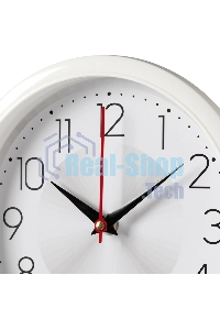 Часы настенные аналоговые Бюрократ WallC-R69P D22см белый