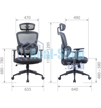 Кресло офисное Chairman CH560 черный (7145961)