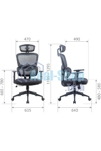 Кресло офисное Chairman CH560 черный (7145961)