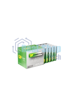 Алкалиновые батарейки GP Super Alkaline G-Tech 24А ААA - 40 шт. в пленке