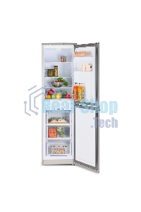 Холодильник Бирюса M420 металлик двухкамерный 125/80л морозилка снизу