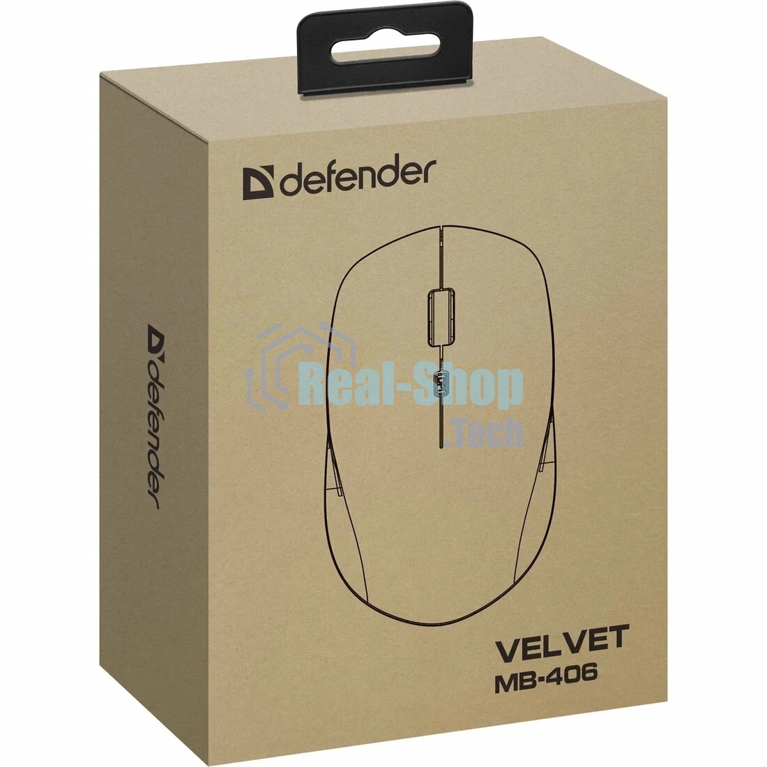 Мышь беспроводная Defender Velvet MB-406 белый, 1600 dpi, радиоканал, Bluetooth, USB, кнопки - 4