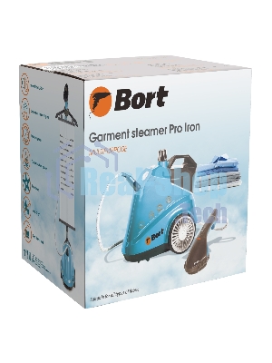 Отпариватель Bort Pro Iron голубой, 2500 Вт, 95 г/мин, 3800 мл