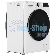 Стиральная машина LG F2V9FW9W белая, загрузка фронтальная 9 кг, 1200 об/мин, класс A