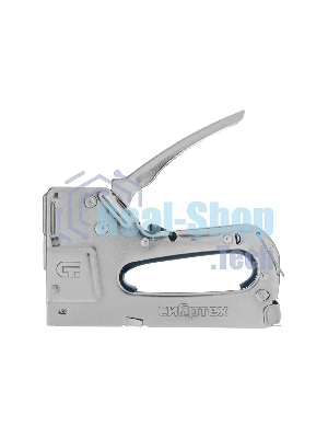 Степлер мебельный Сибртех, металлический, регулируемый, тип скобы 53, 4-14 мм
