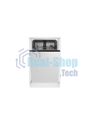 Встраиваемая посудомоечная машина Beko BDIS1W961, белый, 44.8 см, 9 компл., 55 дБ, класс A