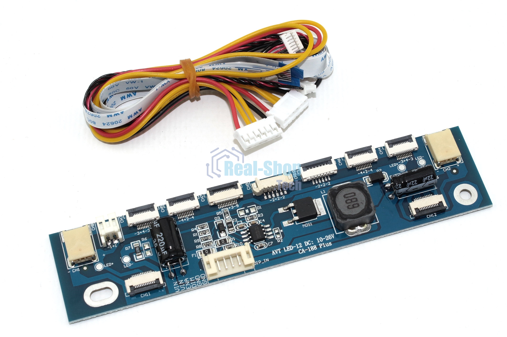 Инвертор универсальный для светодиодной подсветки, плата драйвера постоянного тока с 12 разъемами