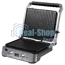 Гриль электрический BBK BEG2004 2000 Вт, черный/металлик