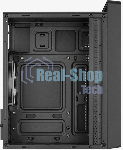 Компьютерный корпус MiniTower Aerocool/Formula CS-109-G-BK-v1 (mATX, USB3x1, USB2x2, 120мм RGb fan, без БП) (4711099472376)
