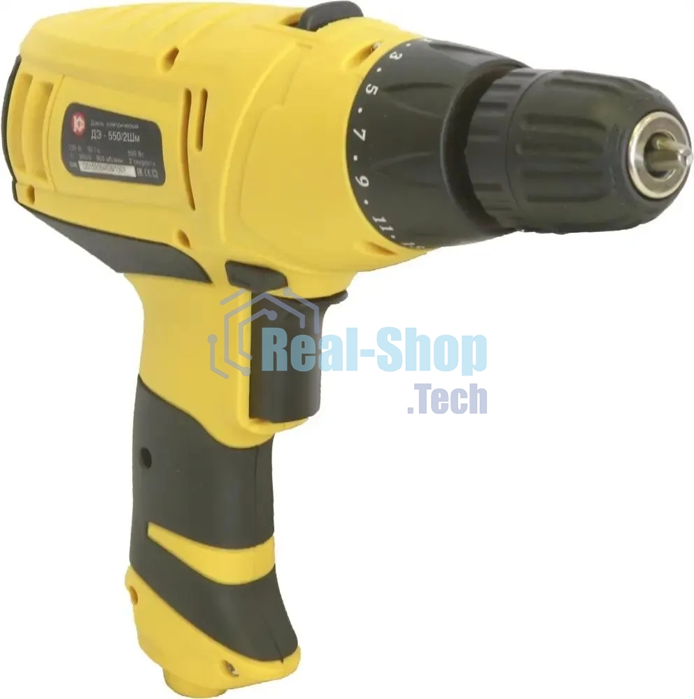 Дрель ДЭ-550/2ШМ. 500Вт, 900об/мин, 1.3кг