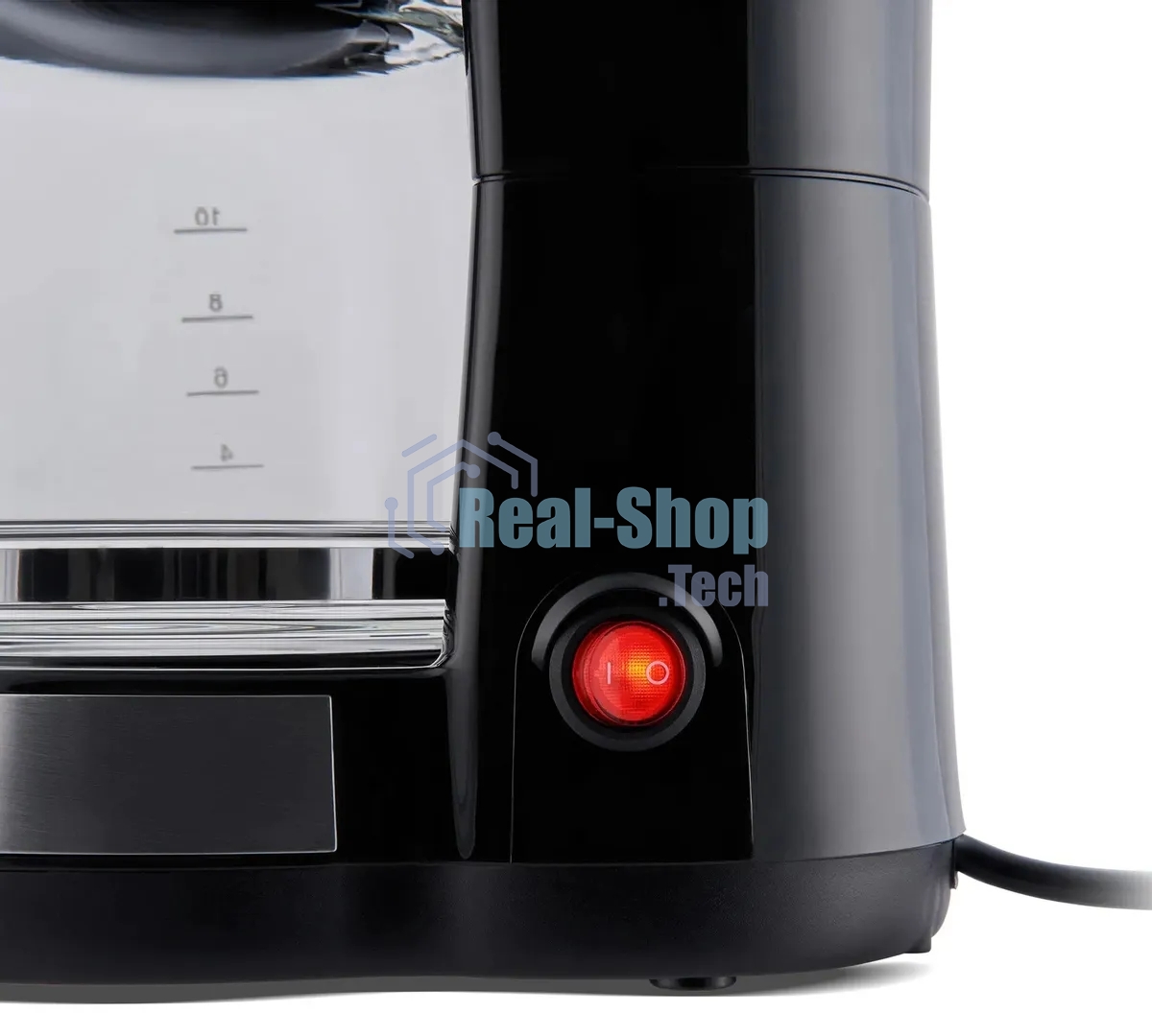Кофеварка капельная Domfy metal DSM-CM301 1000Вт черный/серебристый