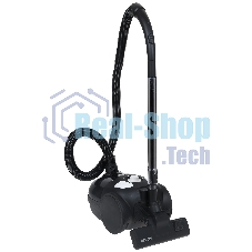 Пылесос Centek CT-2514 черный, 380/2100 Вт, уборка сухая, пылесборник мешок 2.5 л