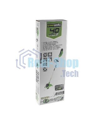 Триммер аккумуляторный GREENWORKS G40LTK2, 40 В, 0 Ач