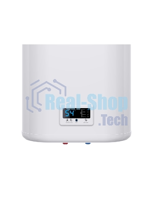 Водонагреватель Thermex Flat Plus IF 50V (PRO) накопительный электрический 50 л потребляемая мощность 2 кВт (220 В) электронное управление магниевый анод (2 шт.) вертикальный монтаж на стену с нижней подводкой (½') максимальная температура нагрева воды до 75 °С Размеры (ШxВxГ) 452x865x239 мм системы защиты: УЗО, от перегрева, замерзания, предохранительный клапан функции: дисплей, индикатор включения, индикатор нагрева, термометр, самодиагностика, ограничение температуры нагрева, ускоренный нагрев