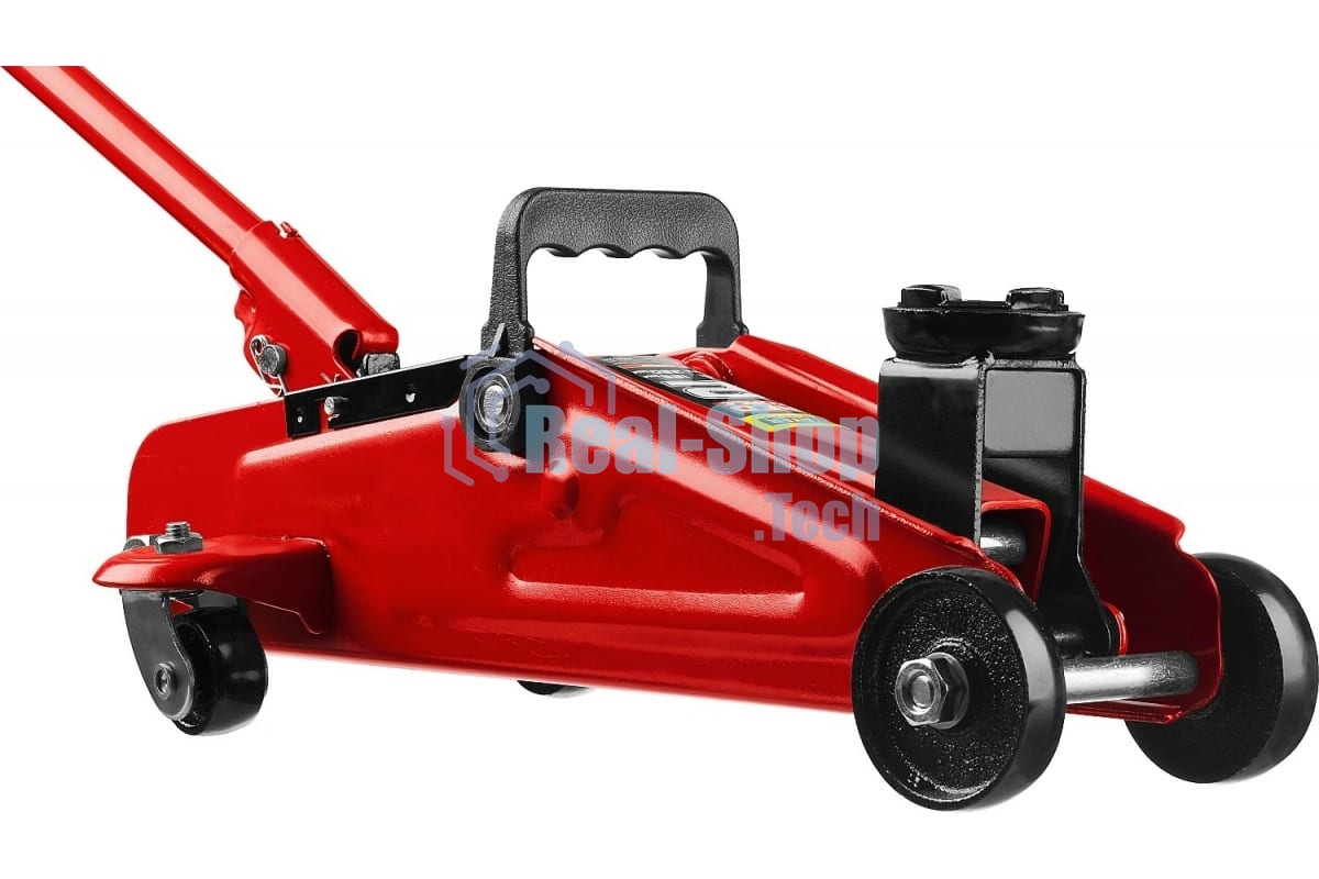 Домкрат STAYER 43152-2 RED FORCE гидравлический подкатной, 2т, 125-320мм
