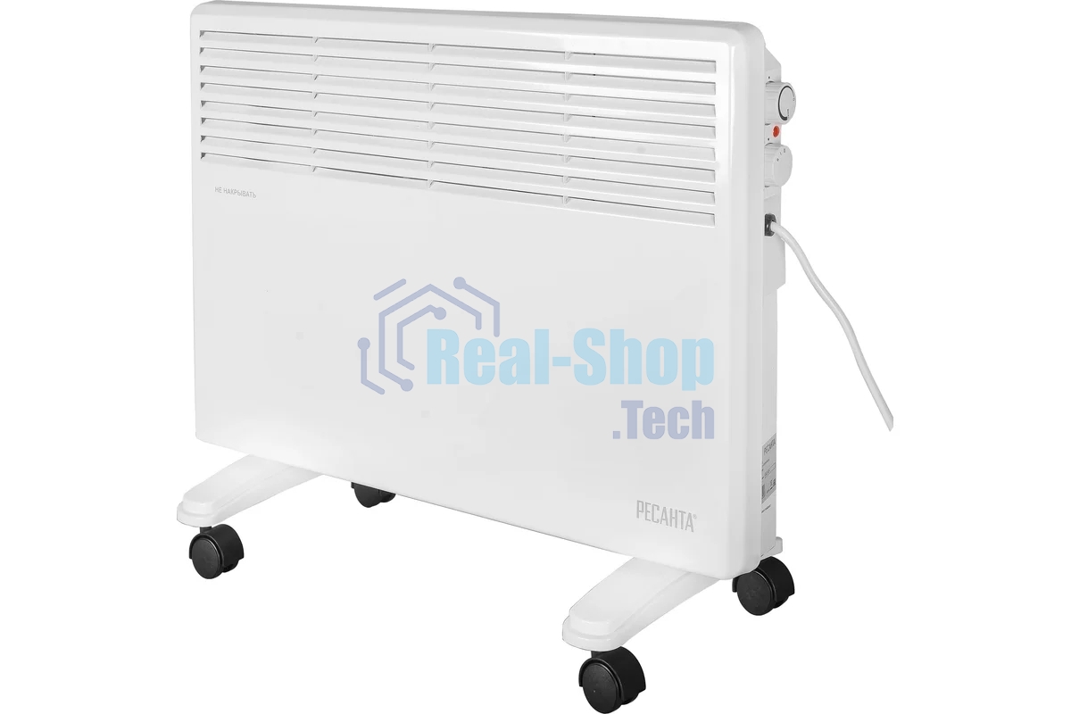 Конвектор Ресанта ОК-1600 белый, 1600 Вт, 20 м2, термостат