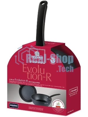 Сковорода Rondell Evolution-R RDA-798, 28 см, без крышки, графитовый