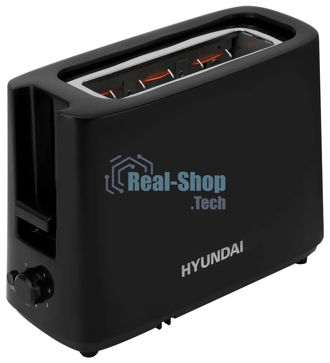 Тостер Hyundai HYT-8007 500Вт черный