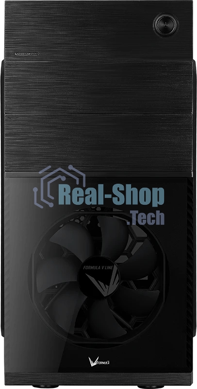 Компьютерный корпус Aerocool/Formula Cs-105, mATX, без БП, 187x361x355мм (ШxГxВ), USB 3.0 x1, USB 2.0 x1, металл 0,5мм, 120-мм вентилятор в комплекте, черный