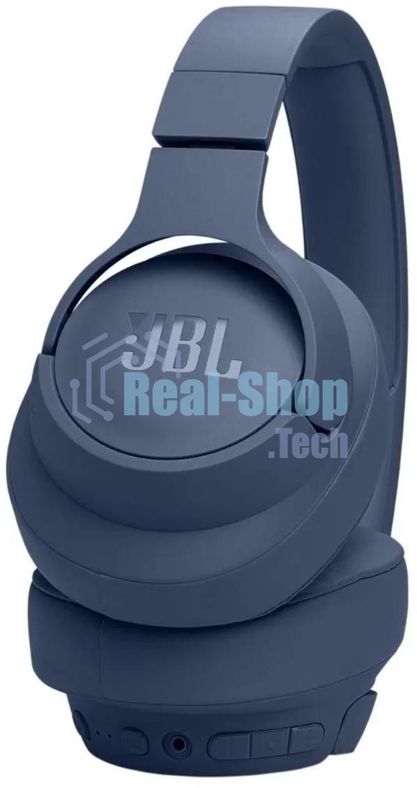 Беспроводные/проводные наушники JBL Tune 770NC синий, полноразмерные, Bluetooth + проводной, активное шумоподавление, до 70 ч