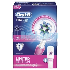 Электрическая зубная щетка PRO 750 LTD EDIT PINK Oral-B