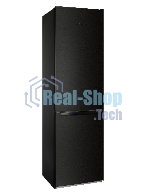 Холодильник Nordfrost NRB 154 B черный матовый двухкамерный 238/115 л морозилка снизу, капельная система